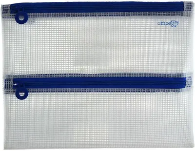 Buzunar cu fermoar OfBox MultiBag - A5, cu 4 compartimente