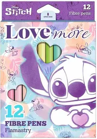 Pixuri marcatoare Cool Pack Disney - Stitch Pastel, 12 culori