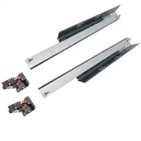 Glisiera Idealslide cu Amortizare si Reglaj 3D, L400 mm, Extensie Totala