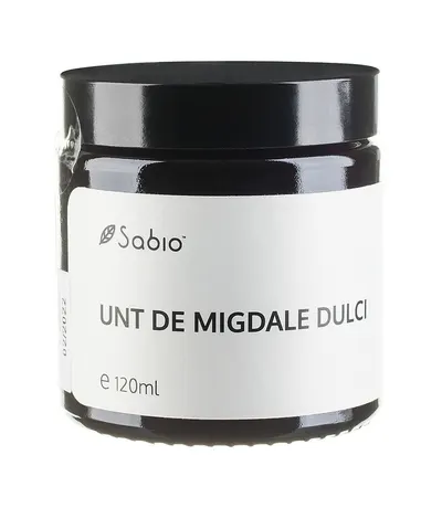 Unt de migdale dulci, 120ml, Sabio