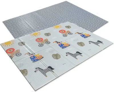 Covoras moale de joaca Taf Toys - Savannah, doua fete