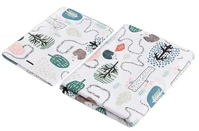 Set lenjerie de pat pentru copii din 2 piese Sensillo - Aricii, 100 x 135 cm