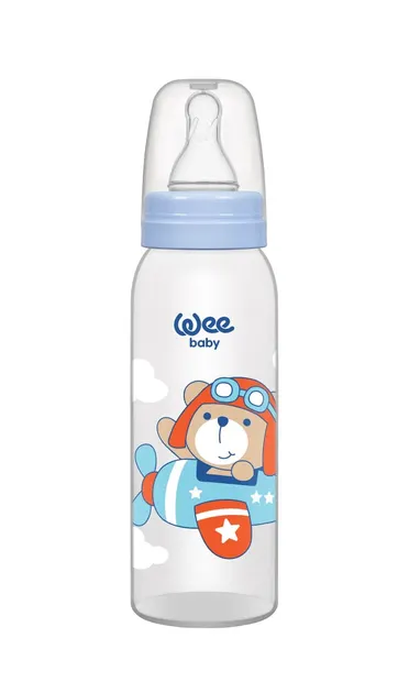 Biberon 250 ml cu tetina rotunda - cod 852, Wee Baby