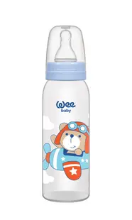 Biberon 250 ml cu tetina rotunda - cod 852, Wee Baby