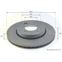 Disc frana COMLINE ADC1453V