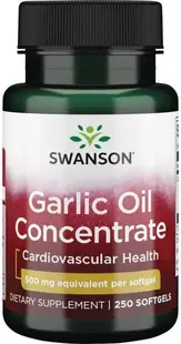 Garlic Oil, 500 mg, 250 capsule moi, Swanson