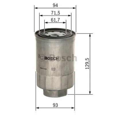 Filtru combustibil BOSCH 1 457 434 453