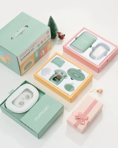 Set ingrijire nou nascut Baby 11 piese Momcozy All in 1 Elite Baby Kit