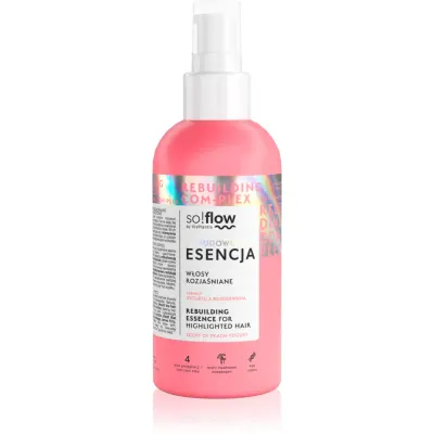 so!flow Rebuilding Com-Plex Essence For Highlighted Hair Esenta pentru par decolorat 150 ml