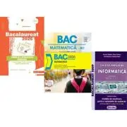 Pachet Bacalaureat 2026. Limba si literatura romana, Matematica si Informatica. Ghid de pregatire clasele 11-12 intensiv Pascal C/C++