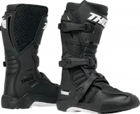 Cizme copii atv cross Thor Blitz XR, culoare negru alb marime 37