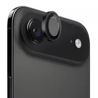 Folie de protectie Camera Spate Blueo Metal Frame pentru Apple iPhone 17 Air, Sticla Securizata, Neagra