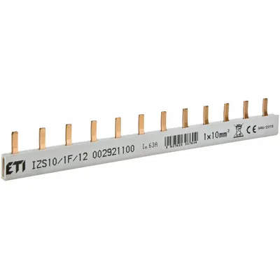Pieptene ( busbar ) 1P 12M 63A 10MMP Eti 002921100