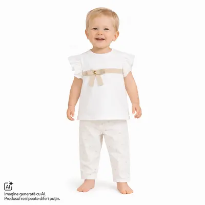 Tricou copii Chicco, Alb, 01232-70MC