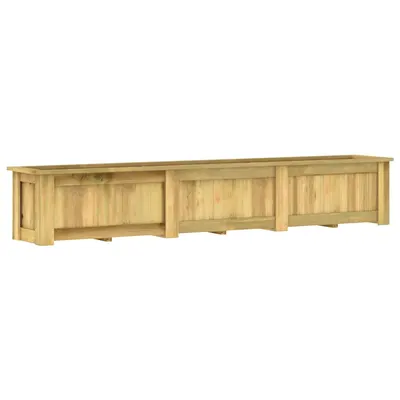 vidaXL Jardinieră înaltă, 291 x 50 x 50 cm, lemn de pin tratat