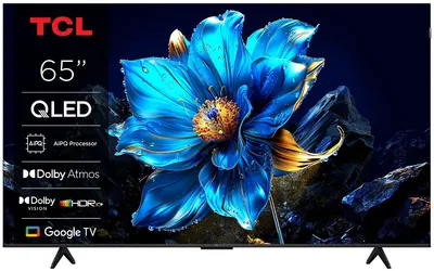 Televizor smart TCL - 65P79K, 65'', QLED, 4K, HDR10+, Bionic Color, Dolby Vision, Dolby Atmos 2x10W, negru