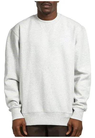 Bluza din amestec de bumbac cu mansete si guler striate