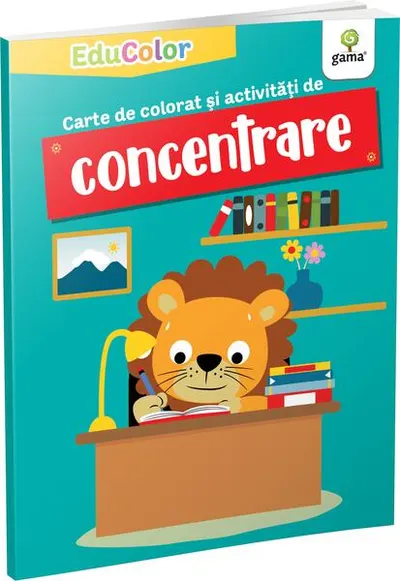 Carte de colorat și activități de concentrare. EduColor - Paperback brosat - ***
