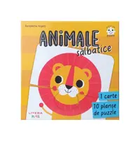 Primul meu puzzle. Animale sălbatice - Hardcover - Benedetta Nigelli