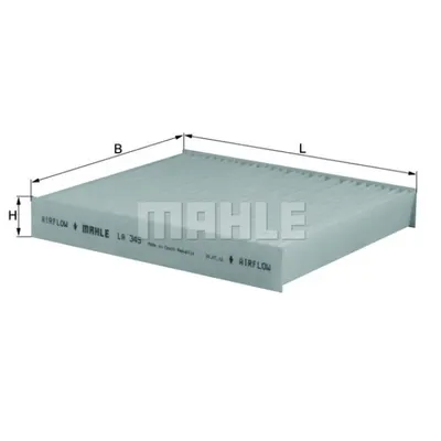 Filtru, aer habitaclu KNECHT LA 345