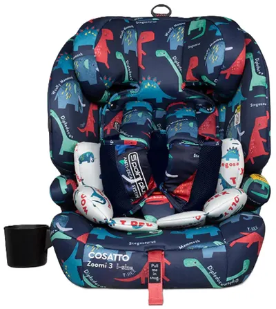 Scaun auto Cosatto - Zoomi 3, IsoFix, i-Size, 76-150 cm, D is for Dino