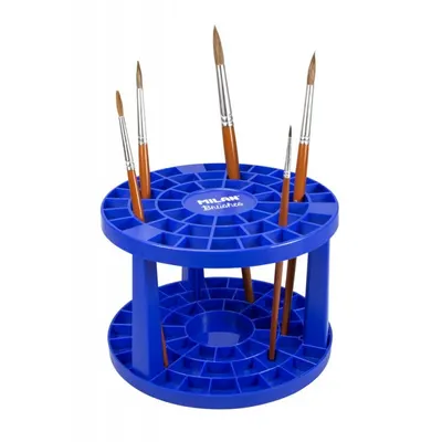 Suport pentru pensule, plastic, 49 locasuri , Milan