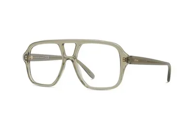 Loewe Slim Green Rectangular Eyeglasses