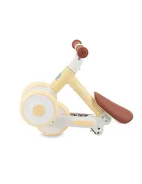 Tricicleta pliabila fara pedale Momi Dex yellow, cadru pliabil, scaun reglabil in 2 pozitii, roti din cauciuc Eva, greutate maxim admisa 20 kg, recomandata copiilor de la 1 an