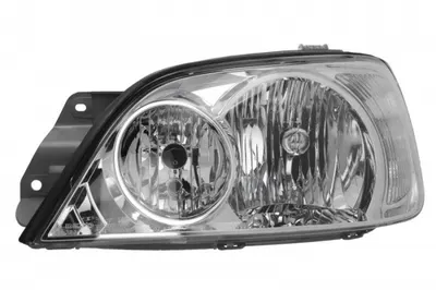 Far Stanga (H7 H7, manual, fara motoras, culoare insert: cromat, culoare semnalizator: transparent) potrivit KIA CARNIVAL I, CARNIVAL II