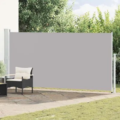 vidaXL Copertină laterală retractabilă de terasă, gri, 180x514 cm