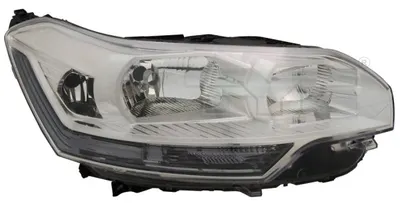 Far dreapta (H1 H7, reglaj electric, cu motoras, fundal cromat) CITROEN C5 III