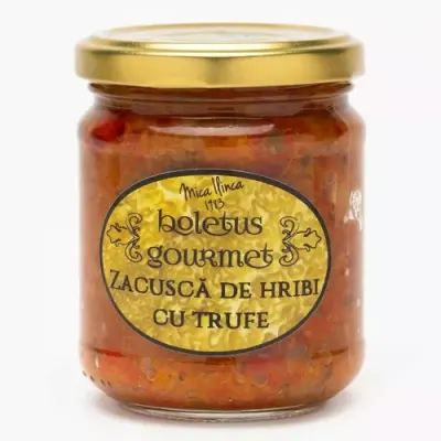 Zacuscă Naturală de Hribi cu Trufe, 200g | Mica Ilinca