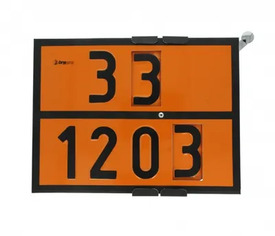 Tablita placa avertizare marcaj ADR 30 1203, Cargoparts 30x40 cm