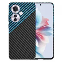 Husa pentru Oppo Reno11 F, Techsuit, Carbonite FiberShell, Neagra Bleu