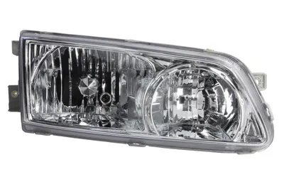 Far Dreapta (H1/H7, electric, fara motoras, culoare insertie: cromat, culoare semnalizator: transparent) potrivit HYUNDAI H-1, H-1 / STAREX