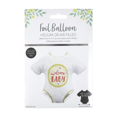 Balon Baby Shower - Welcome baby 46x50cm
