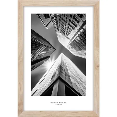 Ramă foto de perete Styler Floryda, 24 x 33 cm, natural