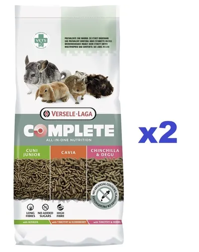 VERSELE-LAGA Chinchilla&Degu Complete 16 kg (2 x 8 kg) hrana completa pentru Chinchilla si veverita Degu