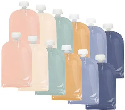 Set de pungi pentru alimente Jane - reutilizabile, 100 ml, 12 bucăți