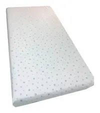 Cearsaf cu elastic roata 120x60 cm Stelute pe alb