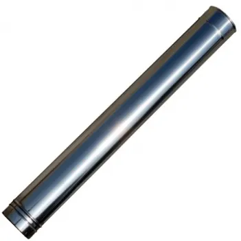 Burlan Evacuare Fum, Emailat Negru120mm