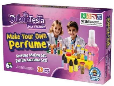 Set științific Nikola Tesla - Creează-ți propriul parfum, 23 piese