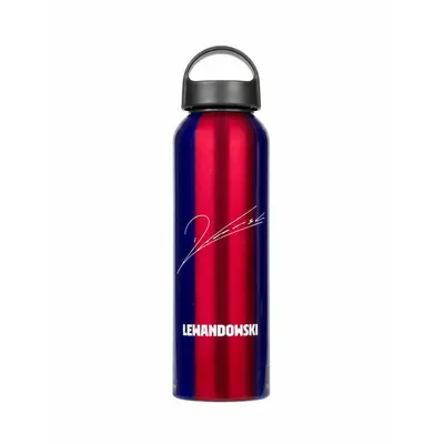 Sticlă FC Barcelona, autografată - Lewandowski