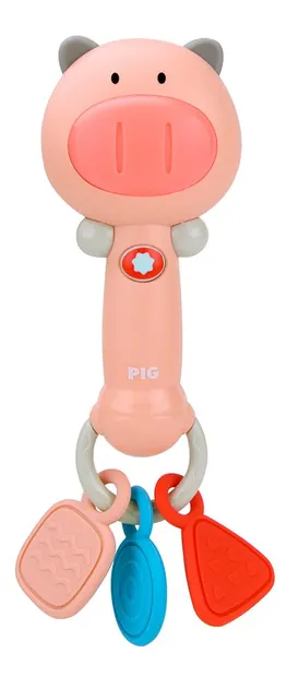 Baston muzical cu lumină și zornăitoare Kaichi - Pigg