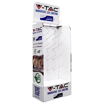 Stand carton cu 15 carlige metalice V-TAC SKU-NEWSTAND