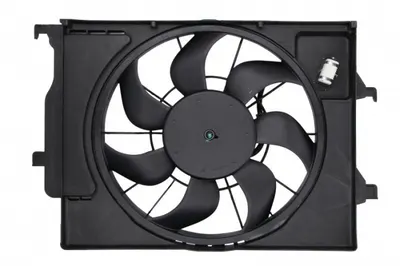 Ventilator radiator (cu carcasa) potrivit KIA RIO IV, STONIC 1.2 1.25 1.4 01.17