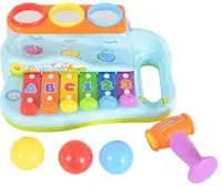 Joaca de copii Hola Toys - Xilofon cu bile și ciocan