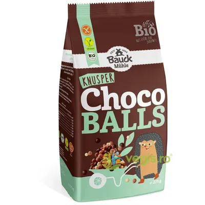 Bilute Crocante cu Ciocolata fara Gluten Ecologice/Bio 275g