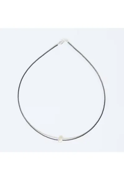 Colier Hematit - argint 925 - handmade - gri