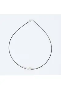 Colier Hematit - argint 925 - handmade - gri